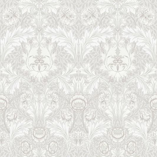 82056 - Myrtle Wallpaper - White / Grey - Midbec