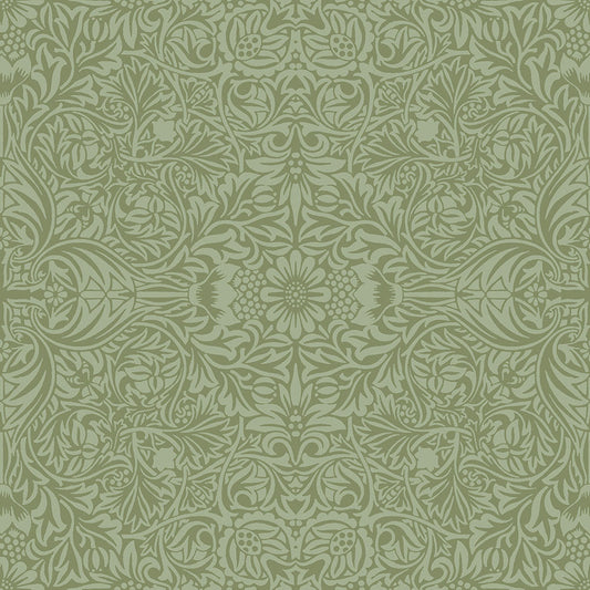 82071 - Ceiling Wallpaper - Green / White - Midbec