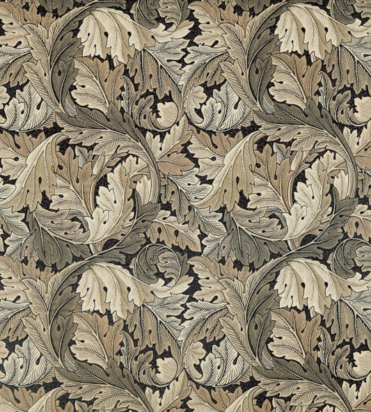 Acanthus Fabric - Charcoal/Grey - 226399 - Morris & Co