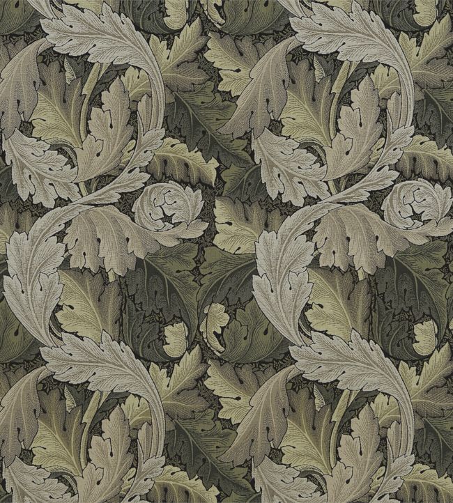 Acanthus Tapestry Fabric - Forest/Hemp - 230273 - Morris & Co