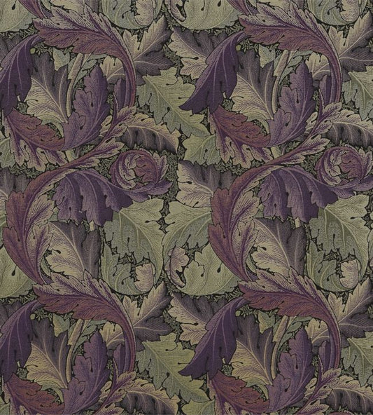 Acanthus Tapestry Fabric - Grape/Heather - 230271 - Morris & Co