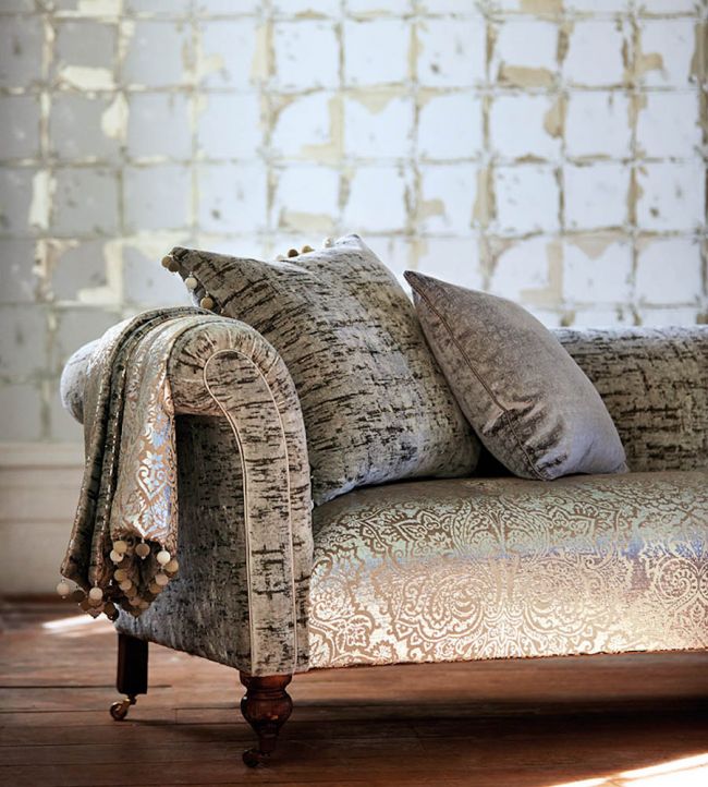 Akoa Wallpaper - Platinum - HLEO110635 - Harlequin