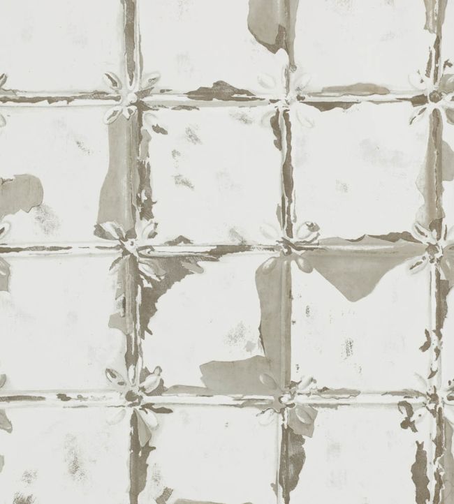 Akoa Wallpaper - Platinum - HLEO110635 - Harlequin