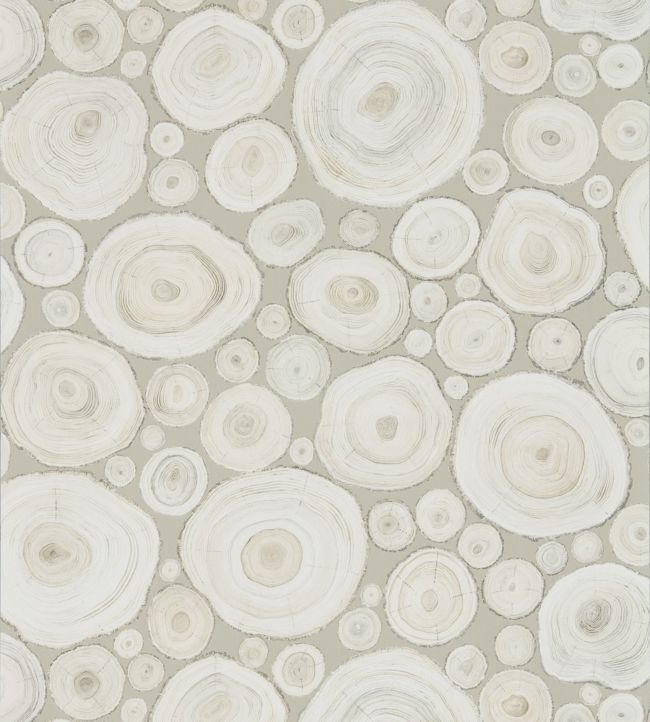 Alnwick Logs Wallpaper - Ash - DEBB216509 - Sanderson