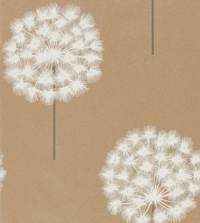 Amity Wallpaper - Brass/Pewter - HPUT111913 - Harlequin