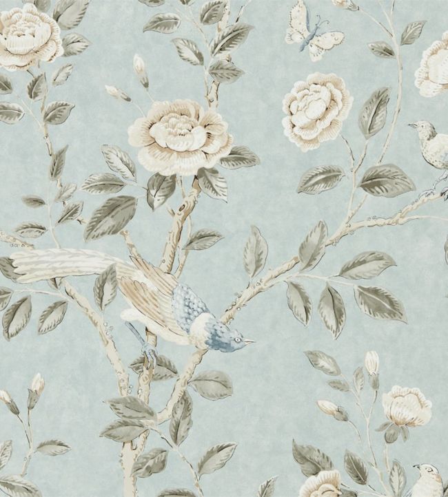 Andhara Wallpaper - Dove/Cream - DCPW216797 - Sanderson