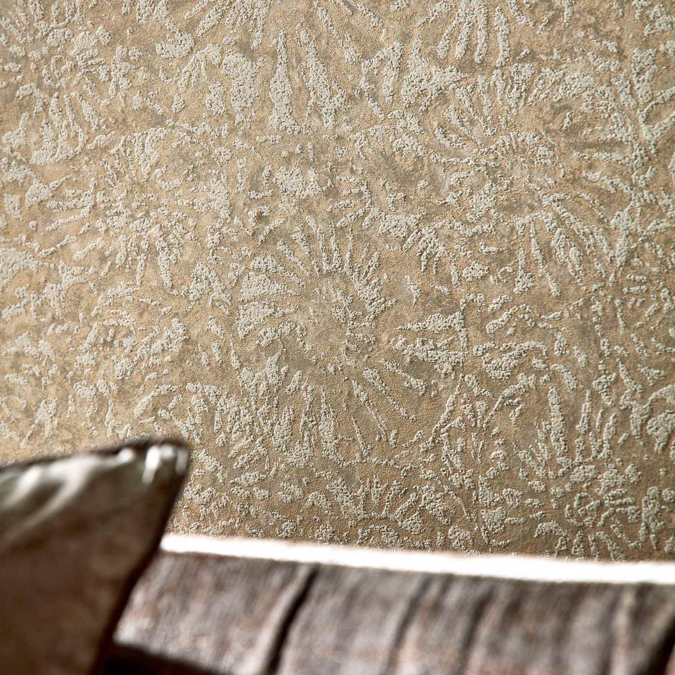 Anthology Ammonite Wallpaper - Sandstone - EANW112561 - Harlequin