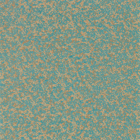 Anthology Coral Wallpaper - Teal/Gold - EANV111869 - Harlequin