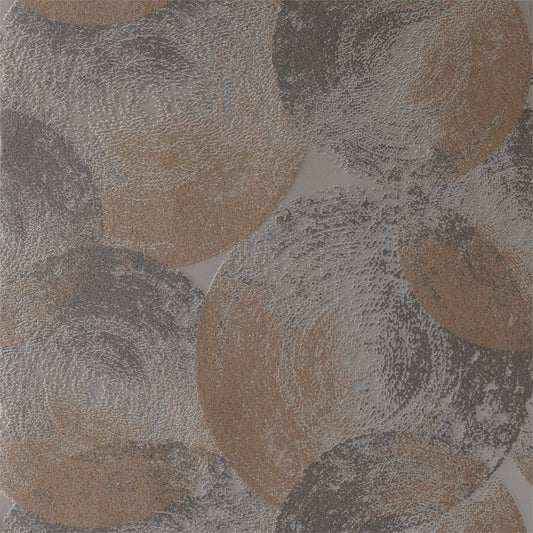 Anthology Ellipse Wallpaper - Copper/Granite - EANT111129 - Harlequin