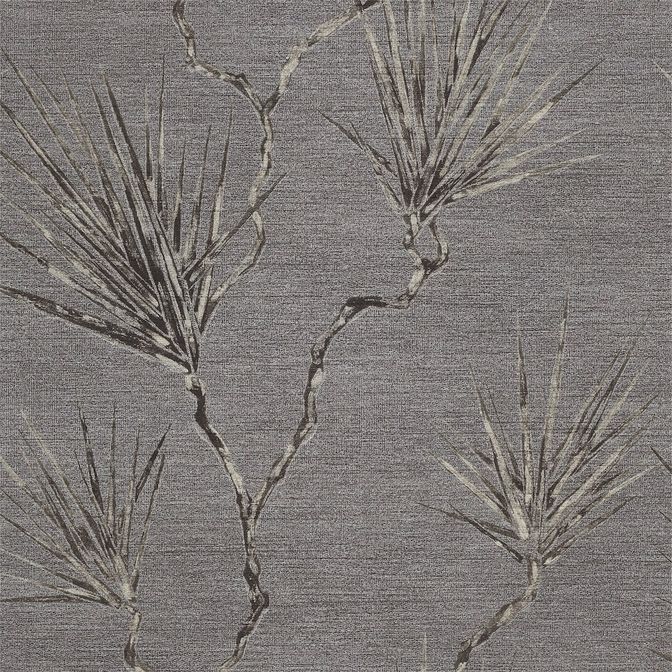 Anthology Peninsula Palm Wallpaper - Truffle - EREE110817 - Harlequin