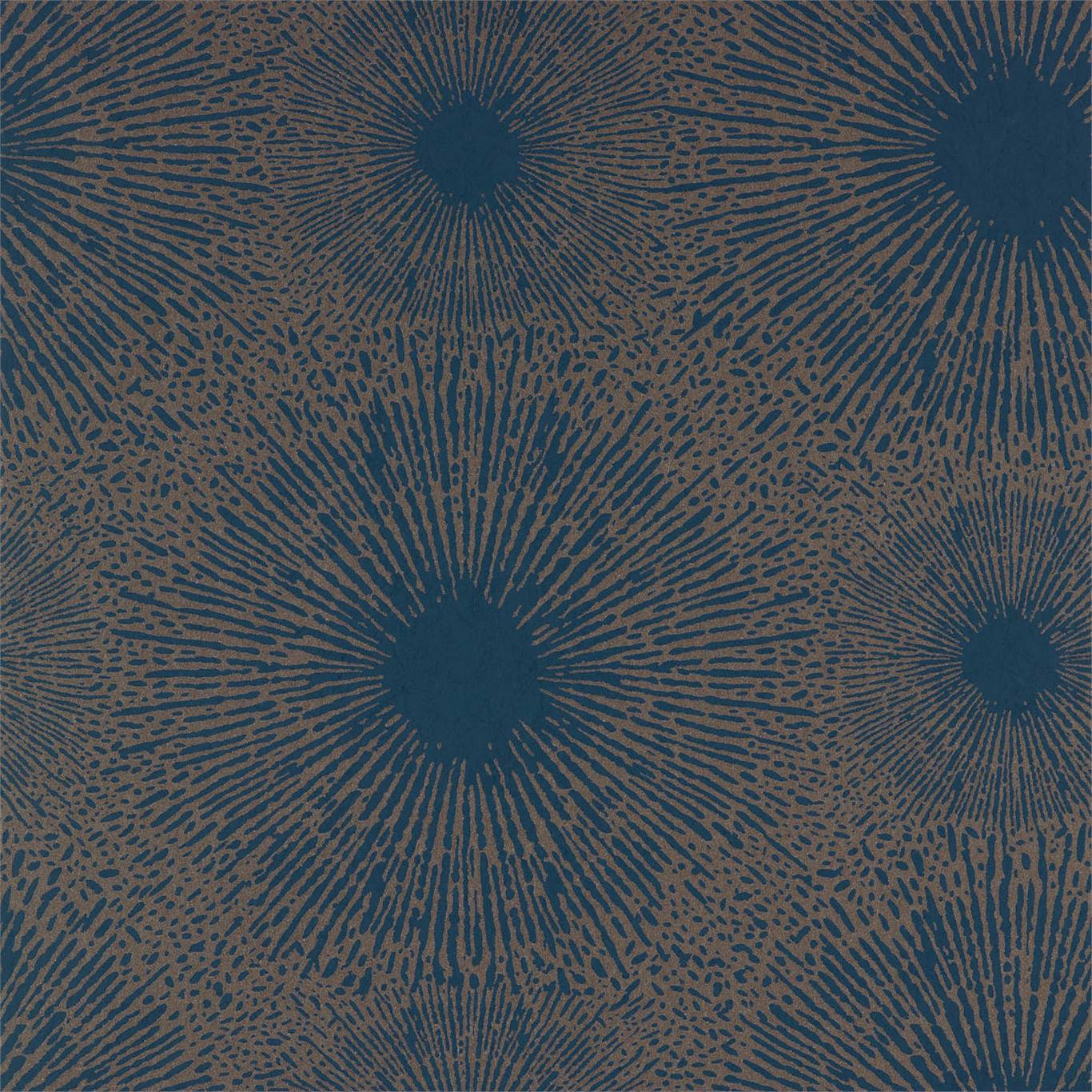 Anthology Perlite Wallpaper - Lapis / Copper Ore - EVIW112068 - Harlequin