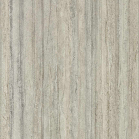 Anthology Plica Wallpaper - Zinc/Linen - EANV111842 - Harlequin