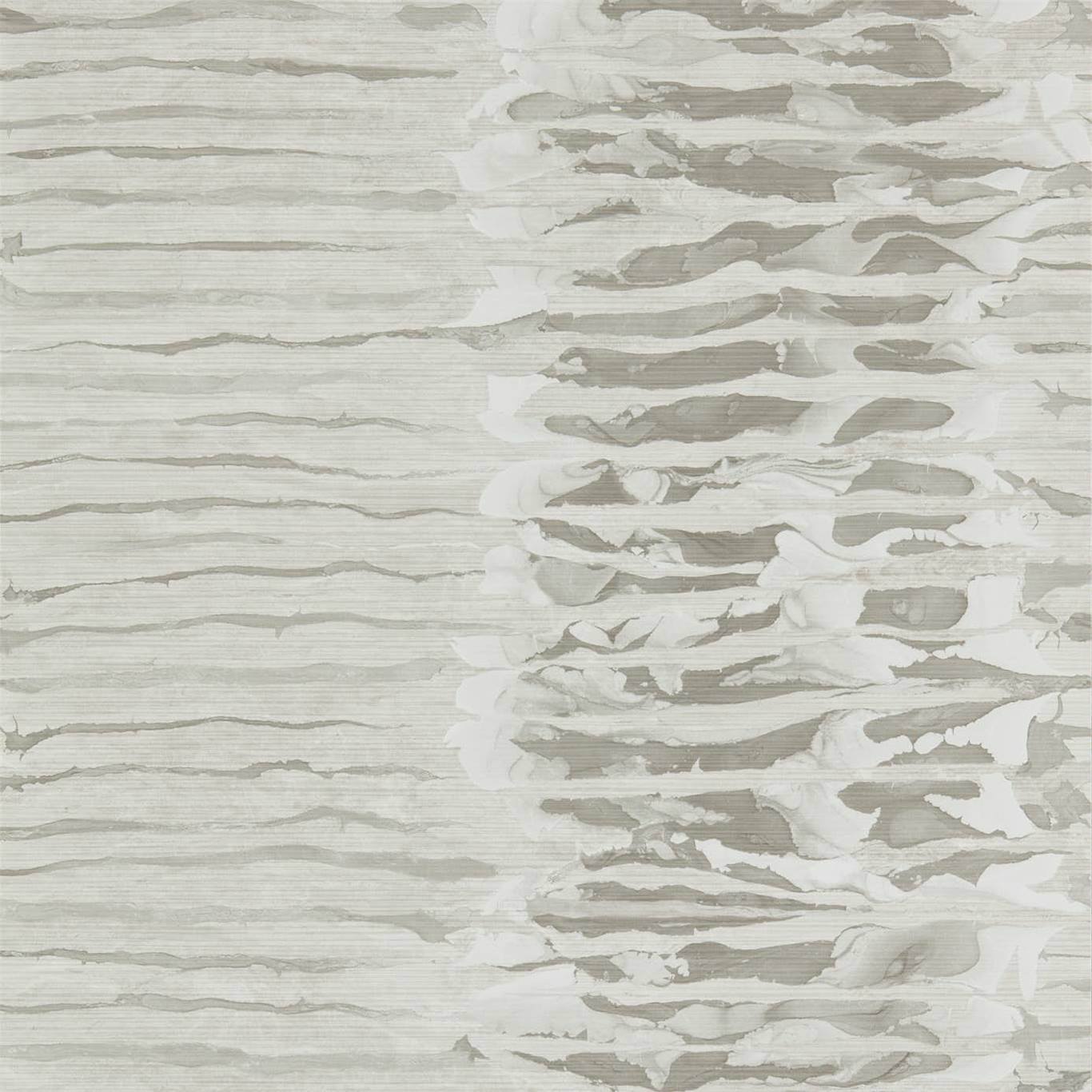 Anthology Ripple Stripe Wallpaper - Mist - EANW112580 - Harlequin