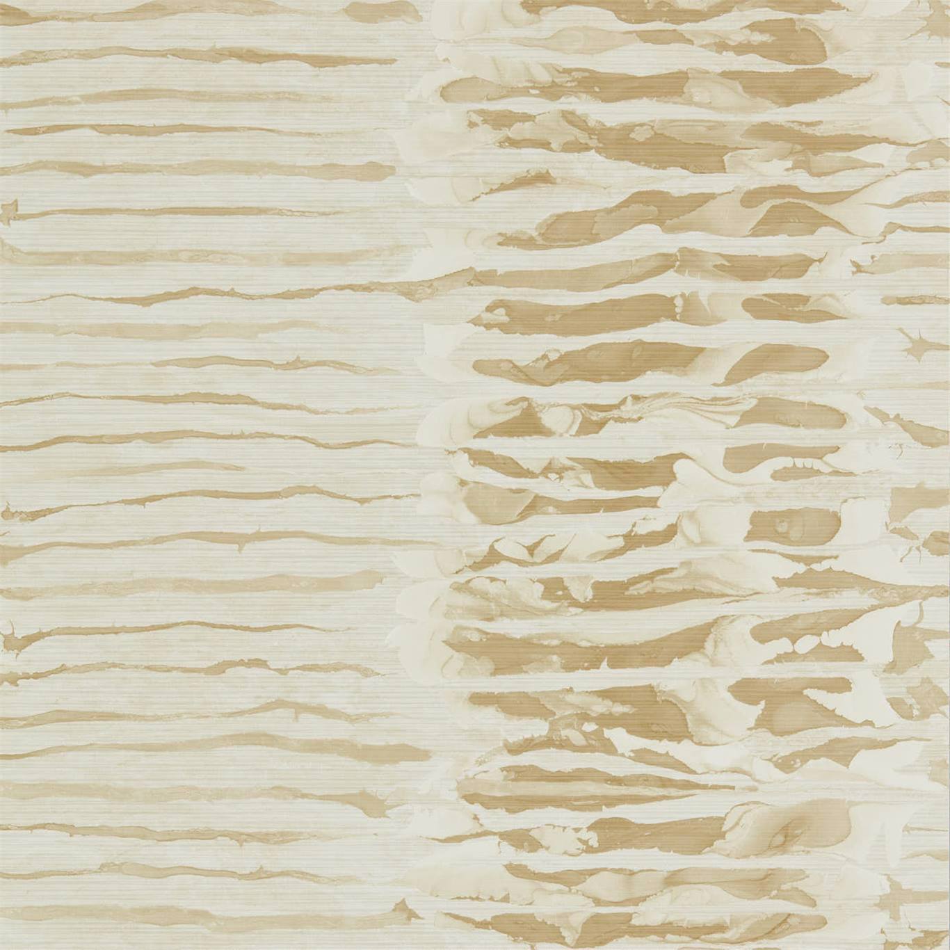 Anthology Ripple Stripe Wallpaper - Sandstone - EANW112578 - Harlequin