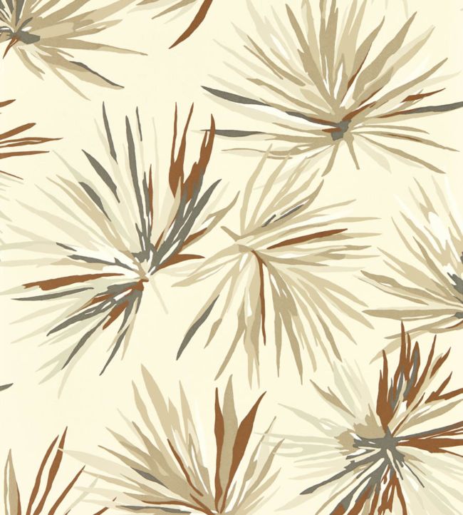 Aucuba Wallpaper - Bronze/Sediment/Pearl - HM7W112746 - Harlequin