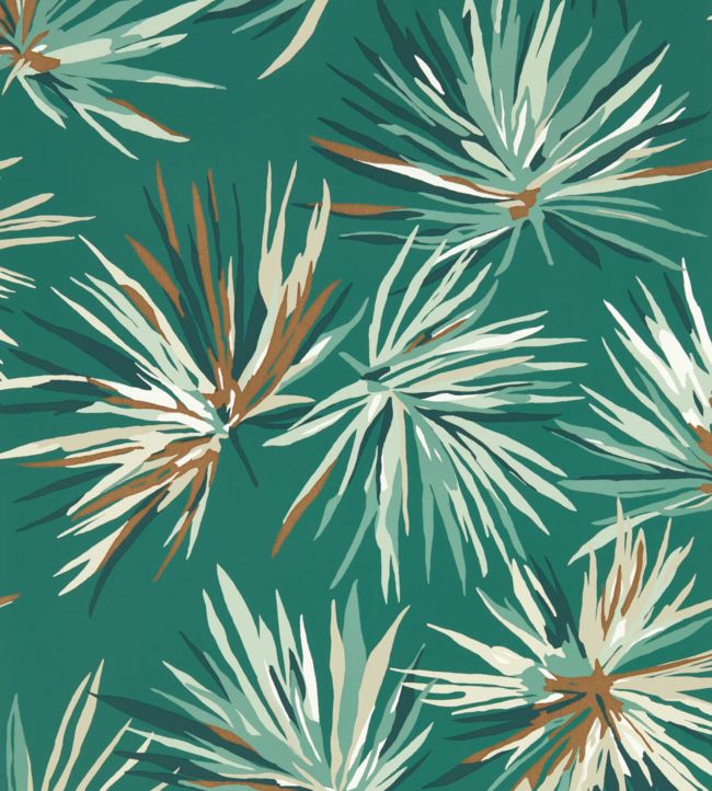 Aucuba Wallpaper - Forest/Copper - HM7W112747 - Harlequin