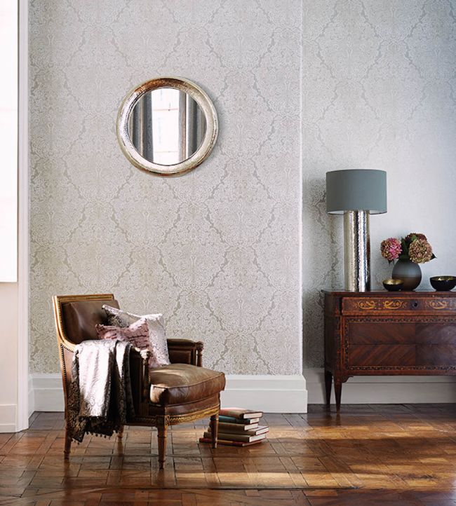 Aurelia Wallpaper - Pearl - HLEO110639 - Harlequin