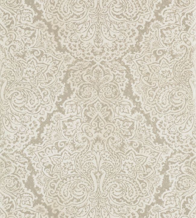 Aurelia Wallpaper - White Gold - HLEO110640 - Harlequin