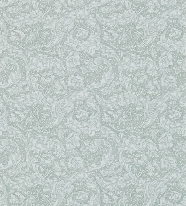 Bachelors Button Wallpaper - Silver - 214735 - Morris & Co