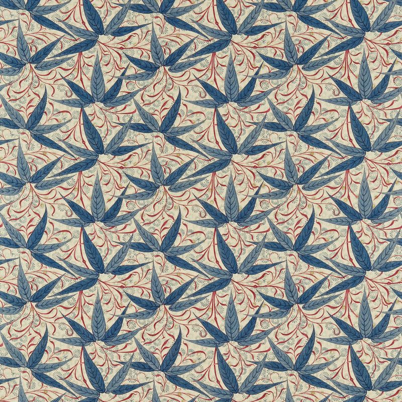 Bamboo Fabric - Indigo/Woad - DCMF226687 - Morris & Co