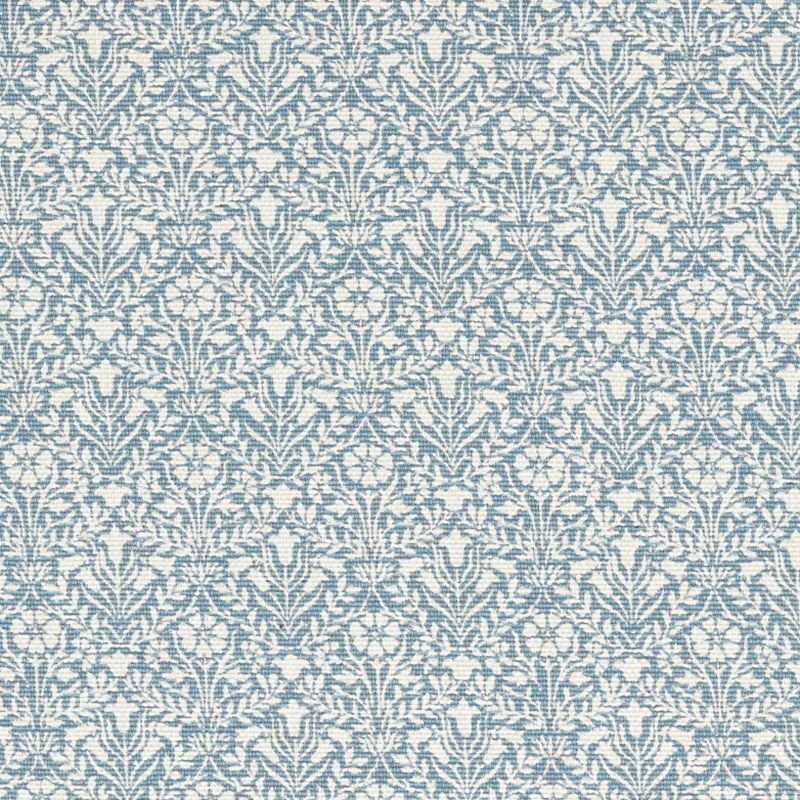 Bellflowers Weave Fabric - Mineral Blue - 237421 - Morris & Co
