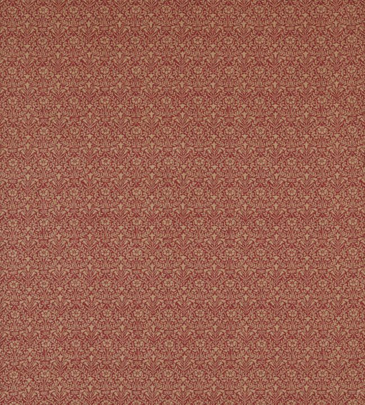 Bellflowers Weave Fabric - Russet - 236527 - Morris & Co