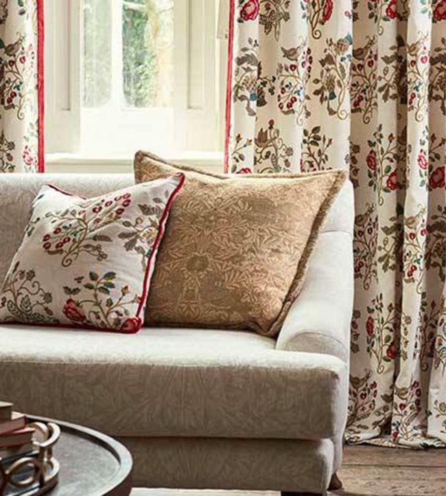 Bird Weave Fabric - Ochre - 236848 - Morris & Co