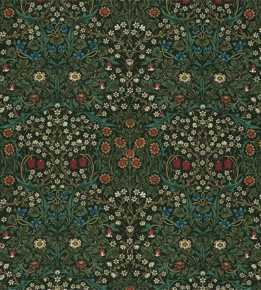 Blackthorn Fabric - Green - DCMF226707 - Morris & Co