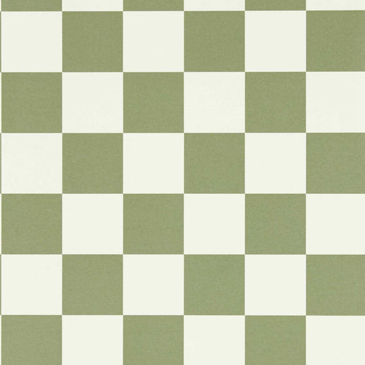 Blenets Check Wallpaper - Matcha - HHHW113171 - Harlequin