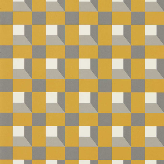 Blocks Wallpaper - Nectar/Sketched/Diffused Light - HQN3112942 - Harlequin