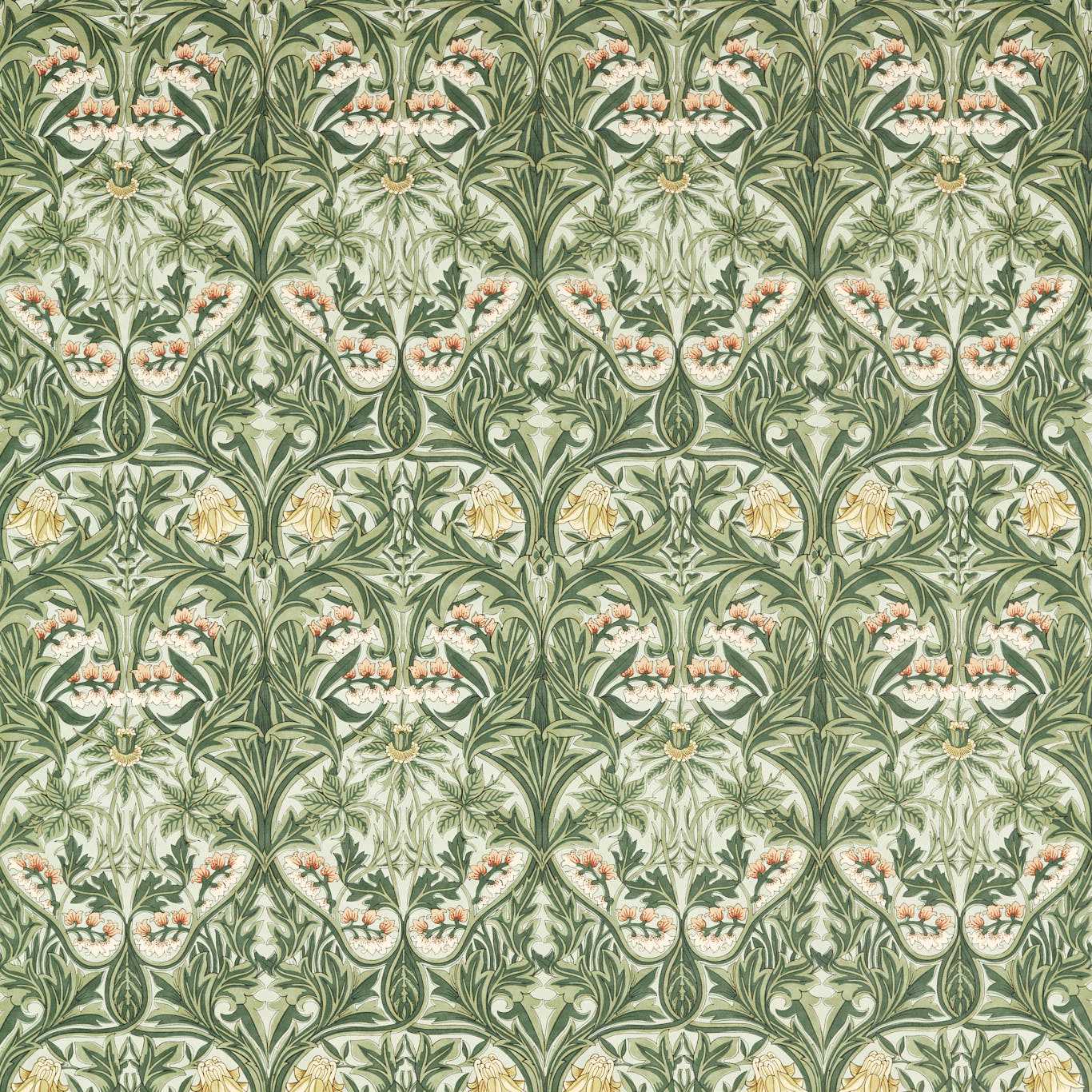 Bluebell Fabric - Leafy Arbour - 227036 - Morris & Co