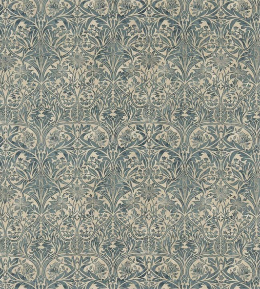 Bluebell Fabric - Seagreen/Vellum - DCMF226721 - Morris & Co