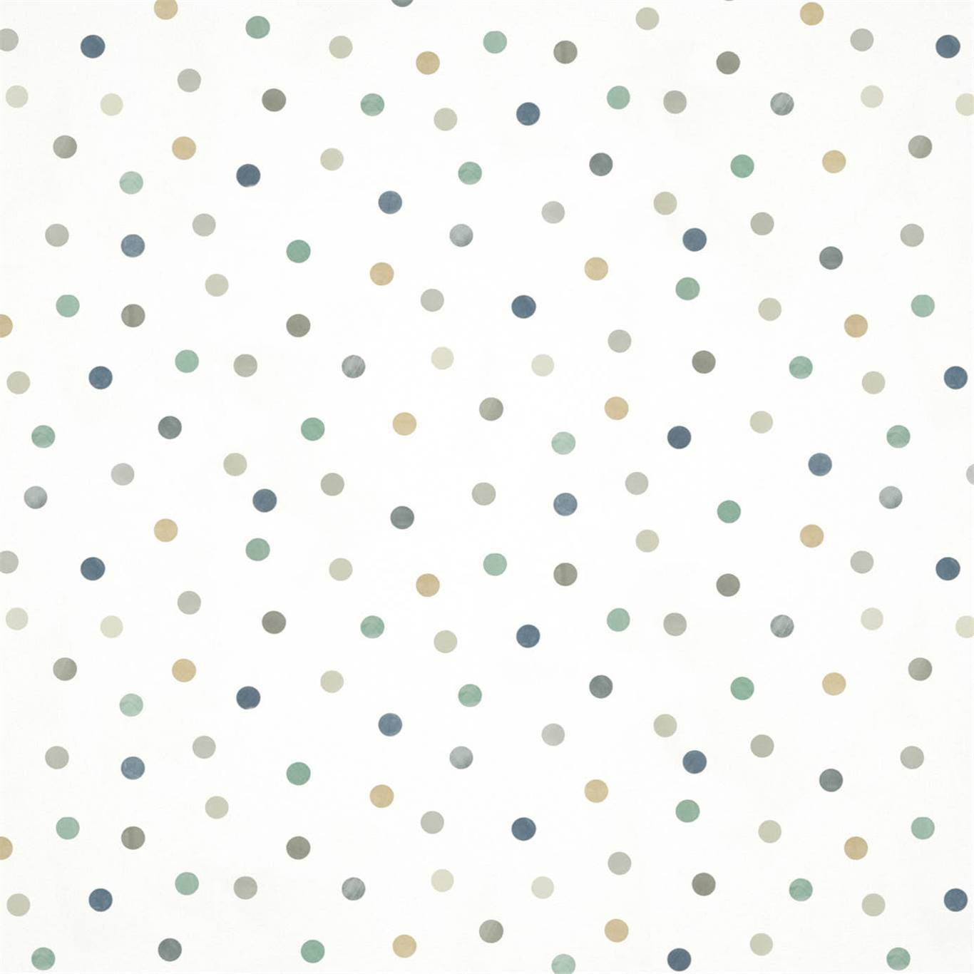 Bon Bon Wallpaper - Gilver/Duck Egg/Denim - HLTF112638 - Harlequin