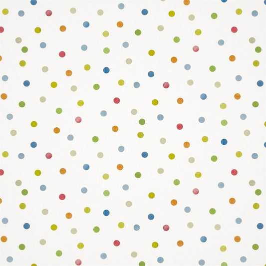 Bon Bon Wallpaper - Sky/Gecko/Ochre - HLTF112636 - Harlequin