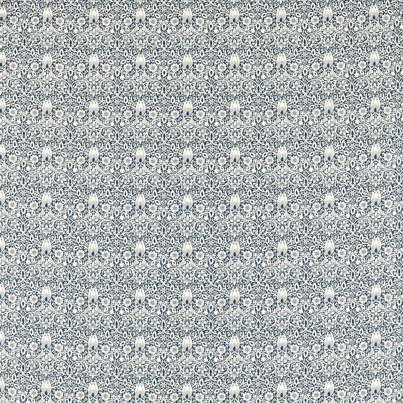 Borage Fabric - Indigo - 227032 - Morris & Co