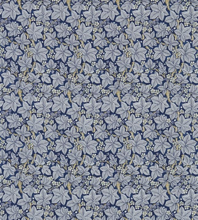 Bramble Fabric - Indigo/Mineral - 224463 - Morris & Co