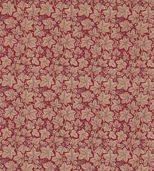 Bramble Fabric - Wine/Thyme - 224465 - Morris & Co
