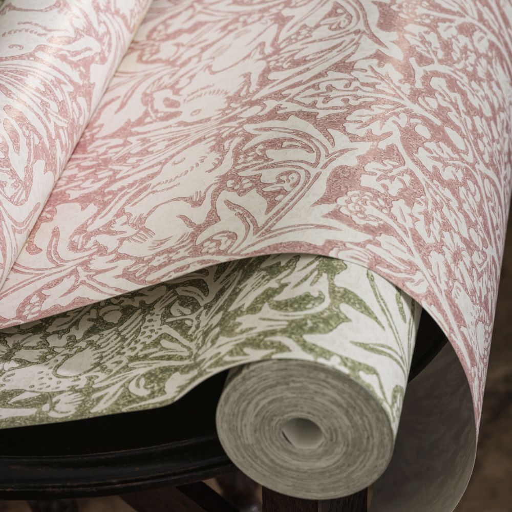 Brer Rabbit Wallpaper - Blush - 217388 - Morris Wallpaper WD