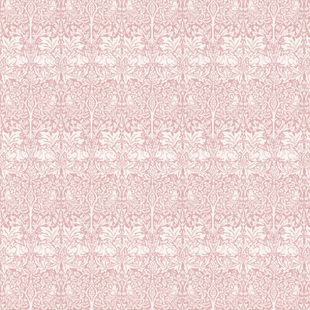 Brer Rabbit Wallpaper - Blush - 217388 - Morris Wallpaper WD