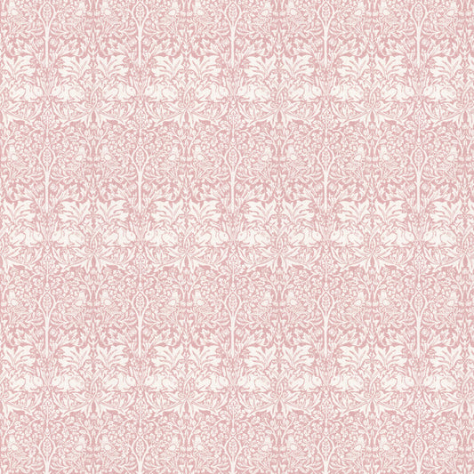 Brer Rabbit Wallpaper - Blush - 217388 - Morris Wallpaper WD