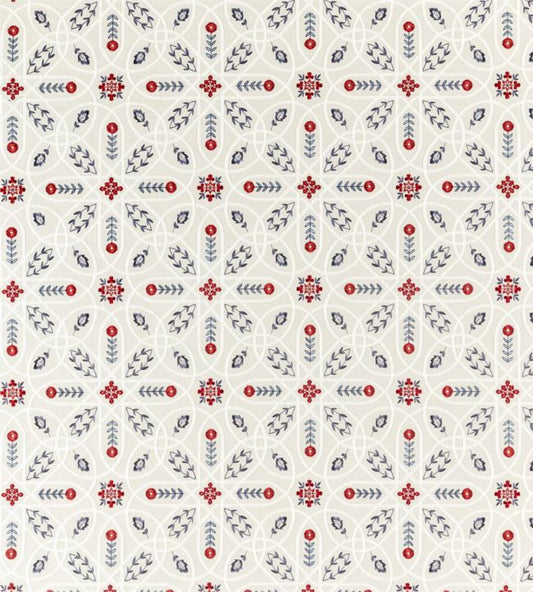 Brophy Embroidery Fabric - Indigo - 236815 - Morris & Co