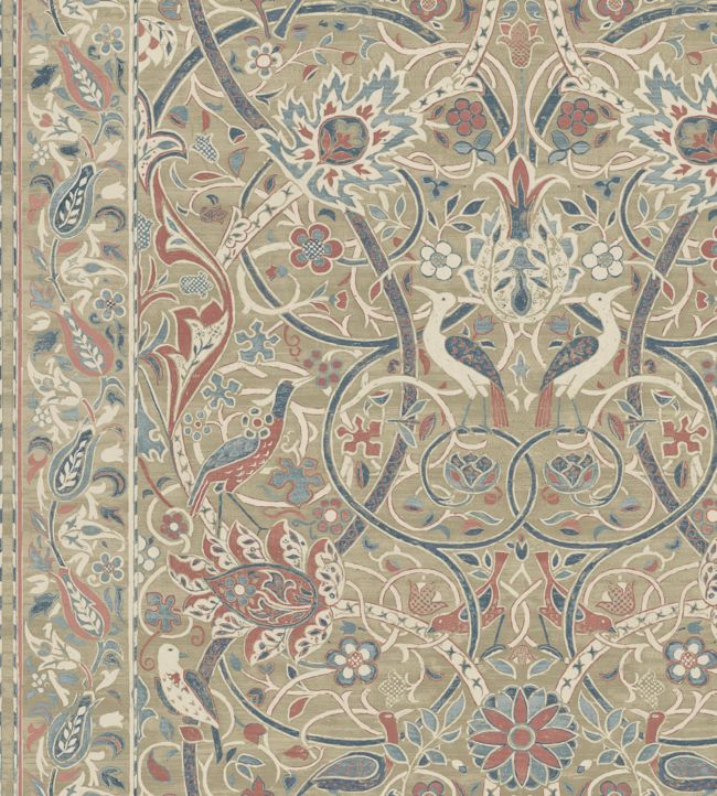 Bullerswood Wallpaper - Spice/Manilla - 216446 - Morris & Co