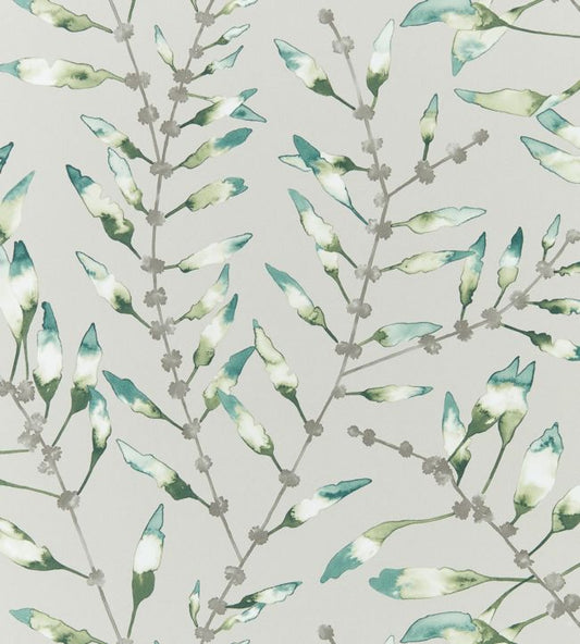 Chaconia Wallpaper - Emerald/Lime - HANZ111634 - Harlequin