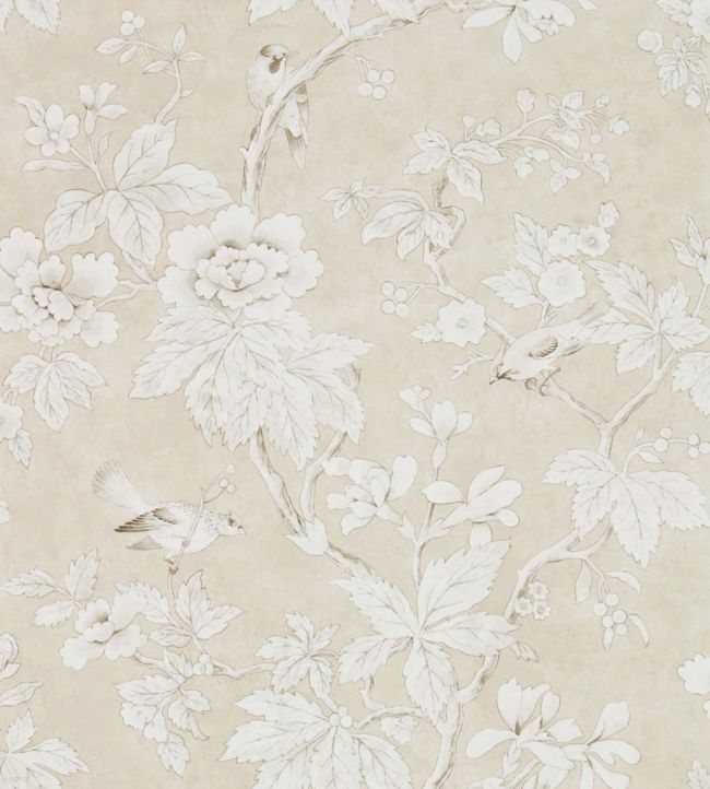 Chiswick Grove Wallpaper - Linen - DDAM216386 - Sanderson