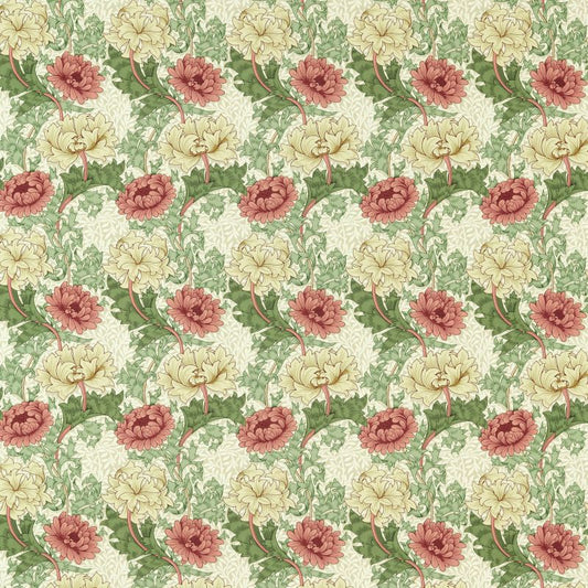 Chrysanthemum Outdoor Fabric - Russet - 227100 - Morris & Co