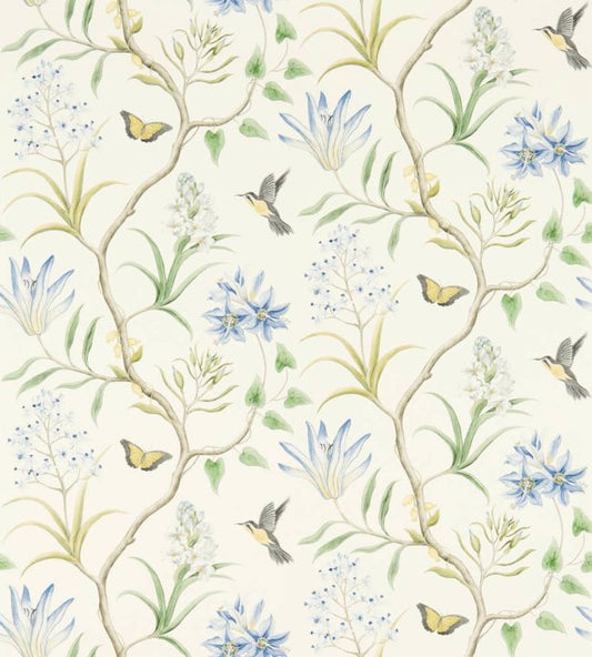 Clementine Wallpaper - Delft Blue - DVOY213389 - Sanderson