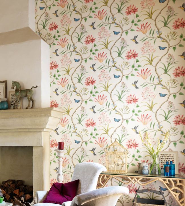 Clementine Wallpaper - Indienne - DVOY213387 - Sanderson