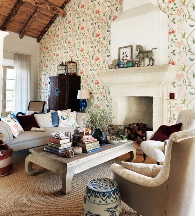 Clementine Wallpaper - Indienne - DVOY213387 - Sanderson