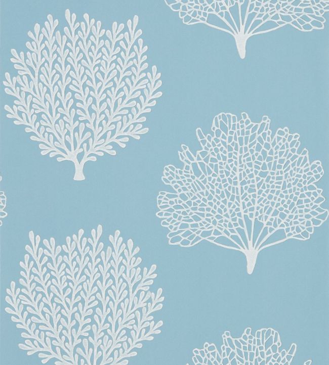 Coraline Wallpaper - Marine - DCOA216577 - Sanderson
