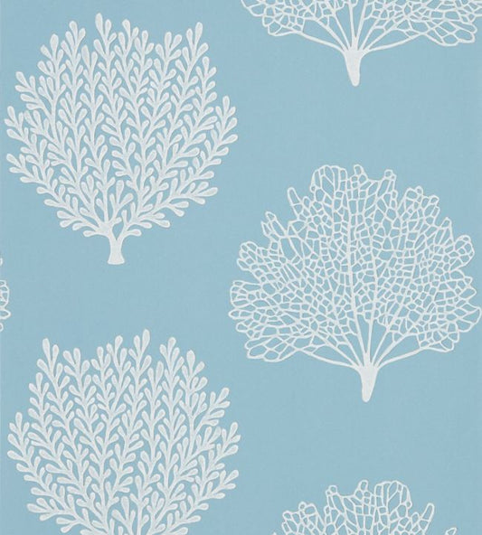 Coraline Wallpaper - Marine - DCOA216577 - Sanderson